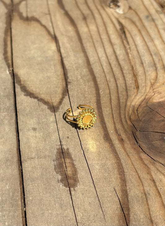 bague souvenir en résine
