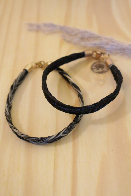 bracelet souvenir en crin de cheval