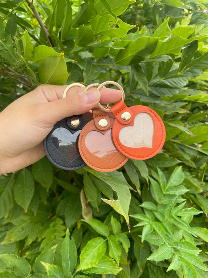 porte clé coeur, souvenir, poil animaux 