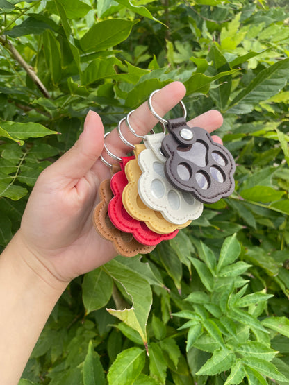 porte clé empreinte, poil animaux