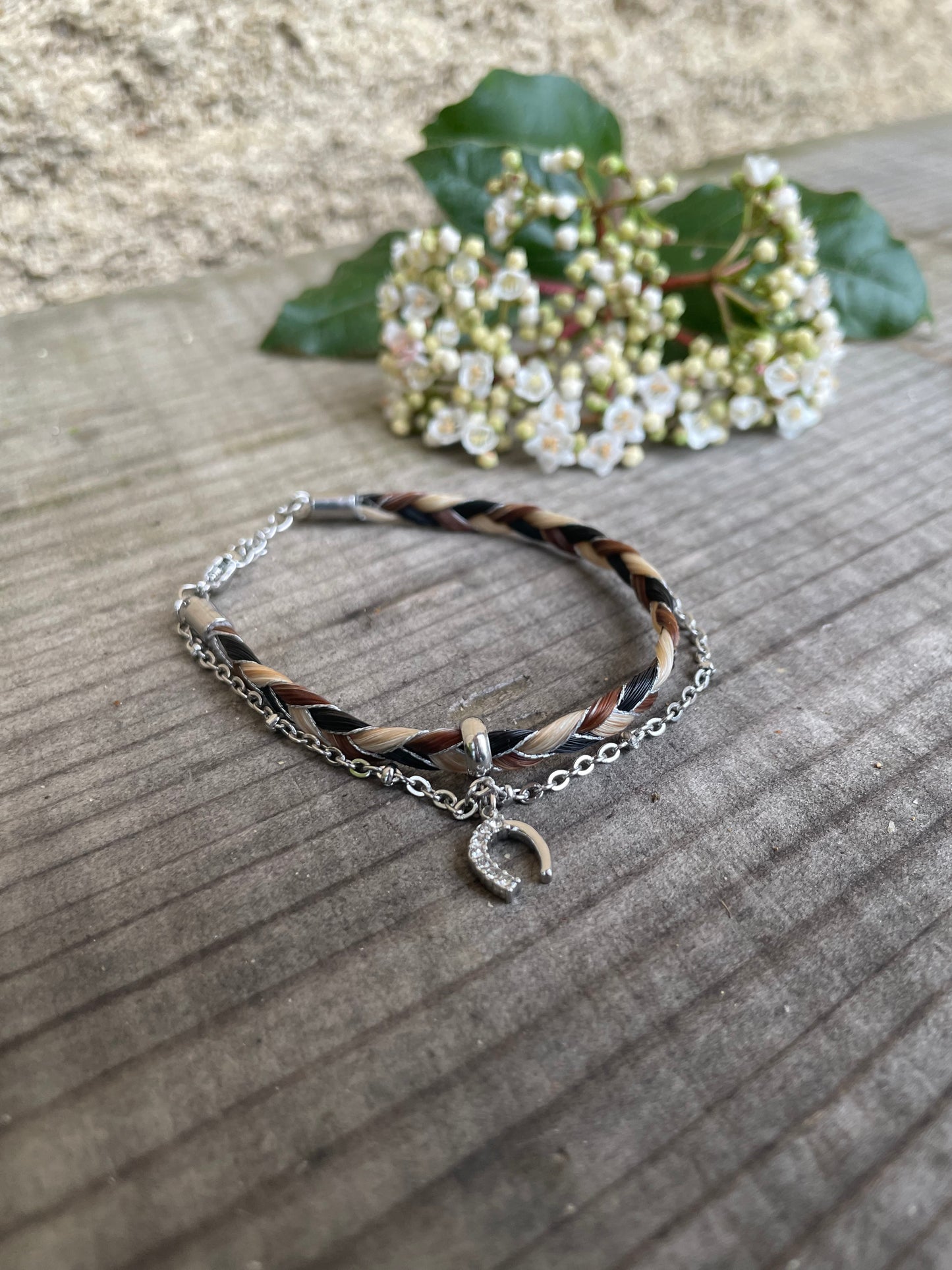 bracelet en crin de cheval