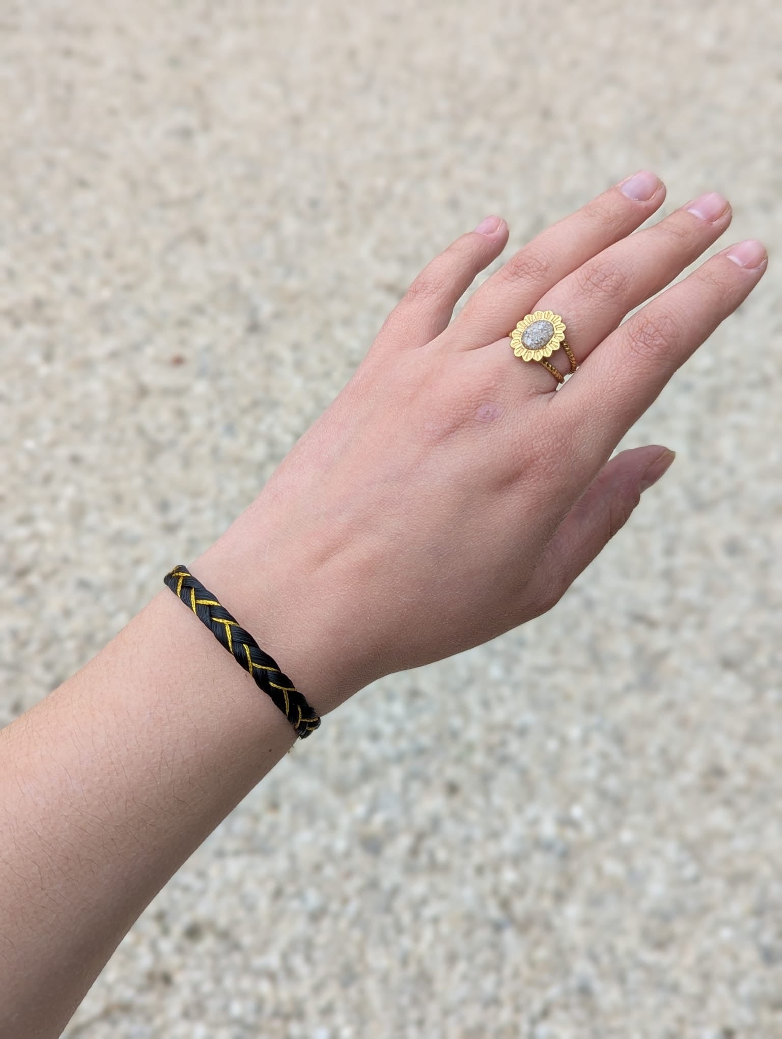 bracelet en crin de cheval