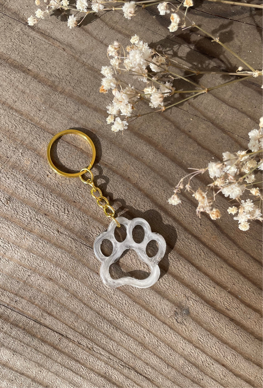 porte clé souvenir empreinte